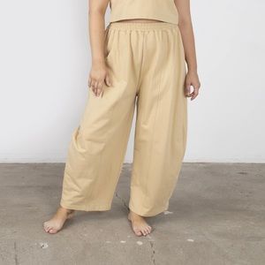 Ilana Kohn Abe pant in biscuit French terry